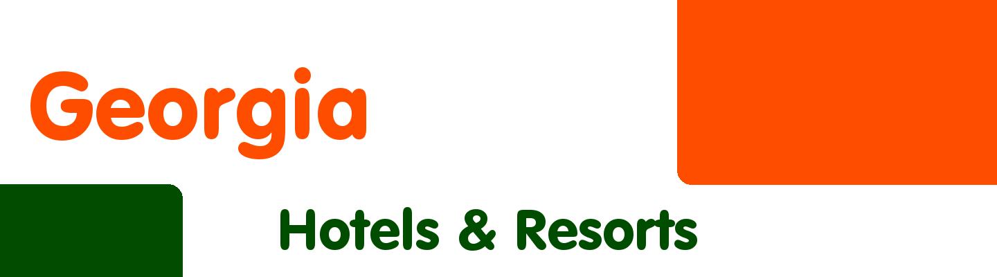 Best hotels & resorts in Georgia - Rating & Reviews